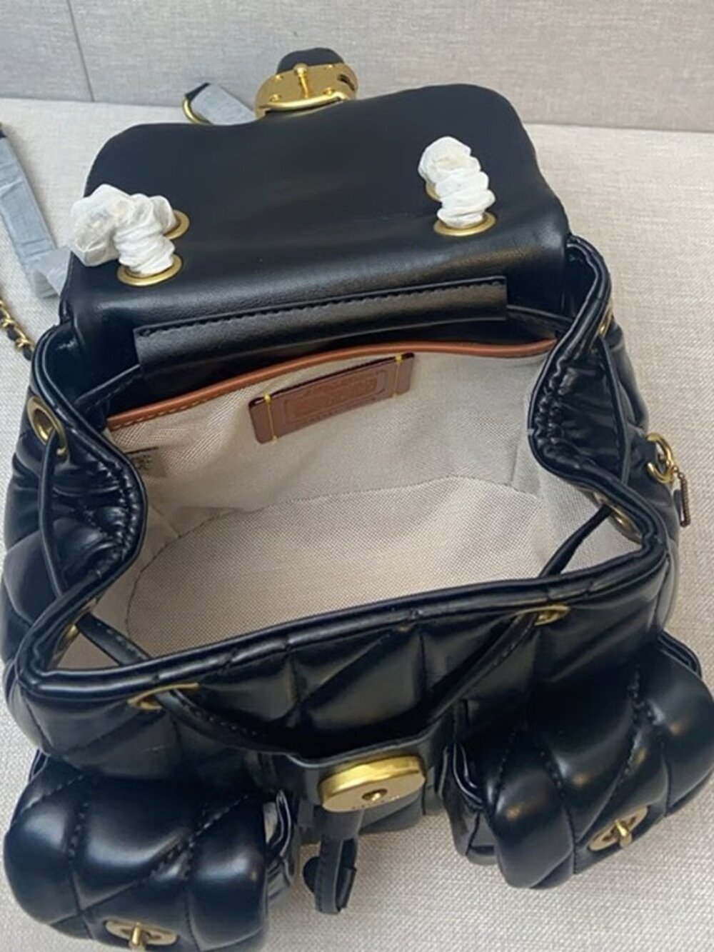 Coach Tabby 22 series small backpack - Picture 8 of 9